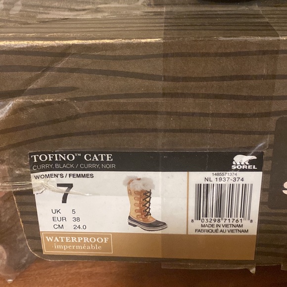 Sorel tofino cate waterproof boot 👢 SZ 7 - Picture 6 of 7